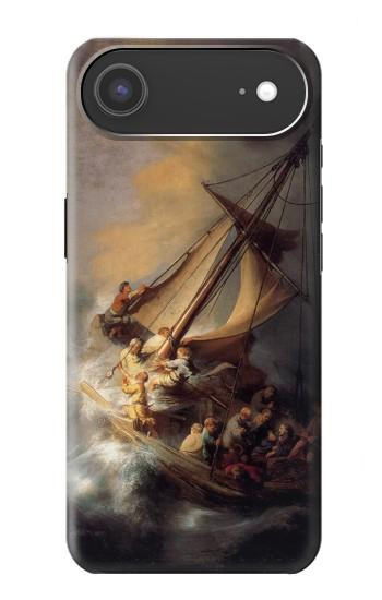S1091 Rembrandt Christ dans la tempête Etui Coque Housse pour iPhone Air