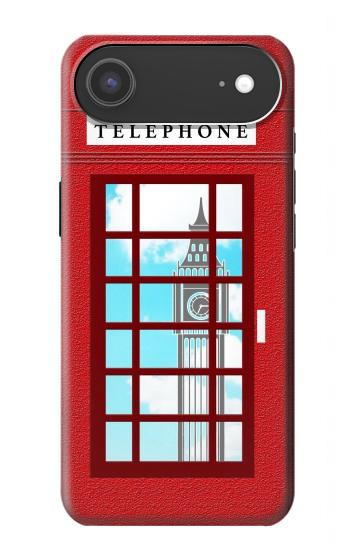 S2059 Angleterre britannique Cabine téléphonique Minimaliste Etui Coque Housse pour iPhone Air