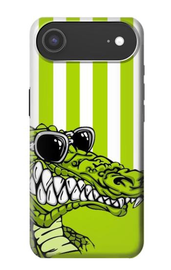 S2323 Crocodile vert drôle d'alligator Etui Coque Housse pour iPhone Air