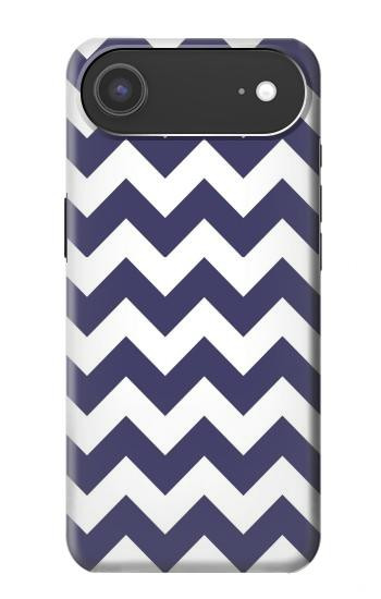 S2345 Marine Bleu Shavron Zig zag Etui Coque Housse pour iPhone Air