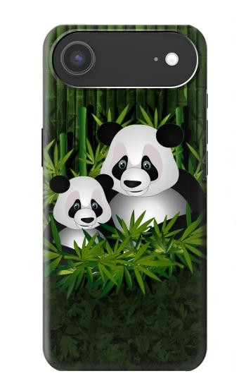 S2441 Forêt de Bambous de la famille Panda Etui Coque Housse pour iPhone Air