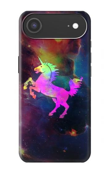 S2486 Arc en ciel espace de nébuleuse Licorne Etui Coque Housse pour iPhone Air
