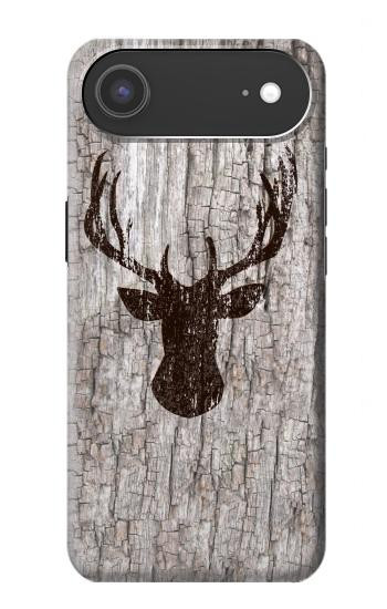 S2505 Tête de Renne Vieux bois Texture graphique Etui Coque Housse pour iPhone Air