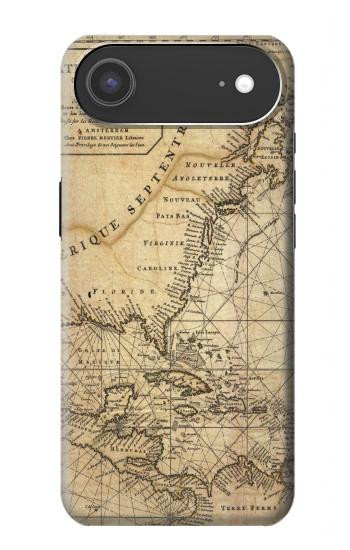 S2506 Explorer Amérique du Nord Carte Etui Coque Housse pour iPhone Air