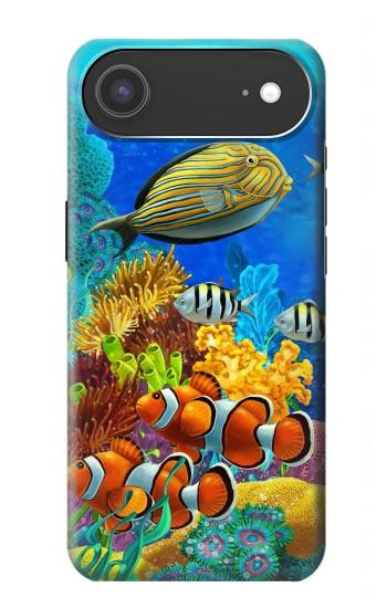 S2568 Mer Poissons marins Coraux Sous-marine Océan Etui Coque Housse pour iPhone Air