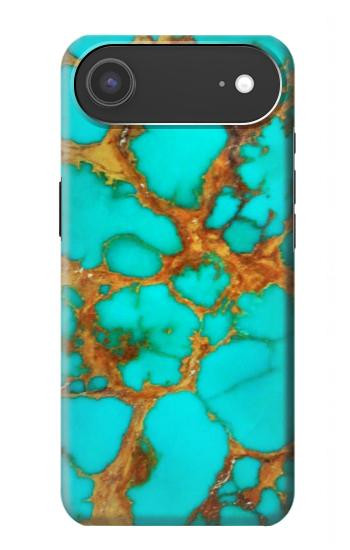 S2688 Aqua Copper Turquoise Graphic Gemme Etui Coque Housse pour iPhone Air