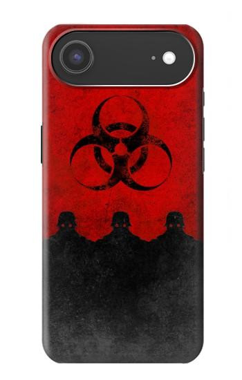 S2917 Biohazards Virus Alert Rouge Etui Coque Housse pour iPhone Air