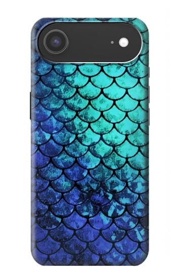 S3047 Vert Sirène écailles de poisson Etui Coque Housse pour iPhone Air