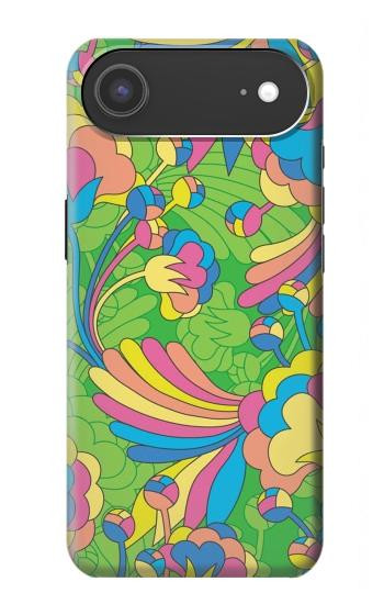 S3273 Fleur Ligne Motif Art Etui Coque Housse pour iPhone Air