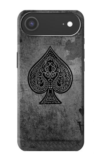 S3446 Noir Ace Spade Etui Coque Housse pour iPhone Air