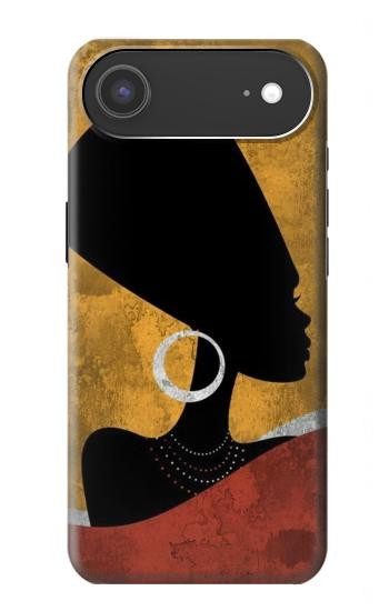 S3453 Africaine Reine Néfertiti Silhouette Etui Coque Housse pour iPhone Air
