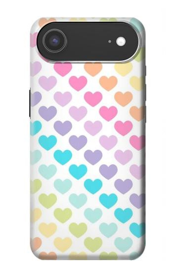 S3499 Motif coloré coeur Etui Coque Housse pour iPhone Air