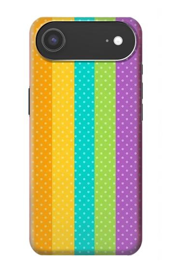 S3678 Vertical arc-en-ciel coloré Etui Coque Housse pour iPhone Air