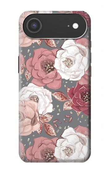 S3716 Motif floral rose Etui Coque Housse pour iPhone Air