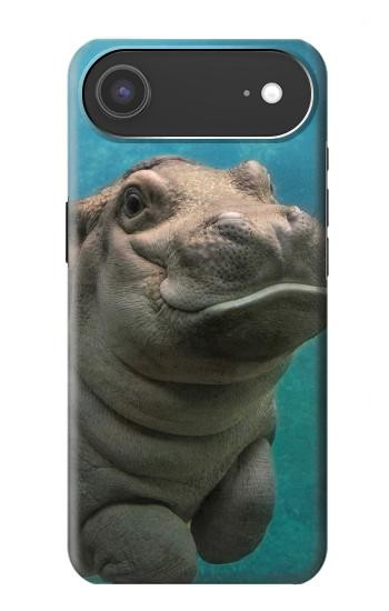 S3871 mignon, bébé, hippopotame, hippopotame Etui Coque Housse pour iPhone Air