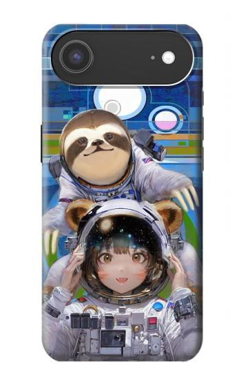 S3915 Costume d'astronaute paresseux pour bébé fille raton laveur Etui Coque Housse pour iPhone Air