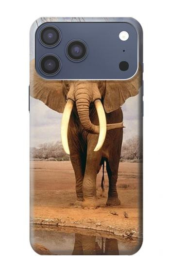 S0310 éléphant d'Afrique Etui Coque Housse pour iPhone 17 Pro Max