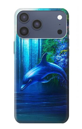 S0385 Dauphin Etui Coque Housse pour iPhone 17 Pro Max, 18 Pro Max