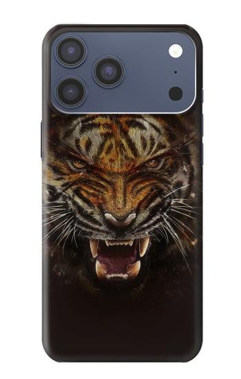 S0575 Tigre Visage Etui Coque Housse pour iPhone 17 Pro Max