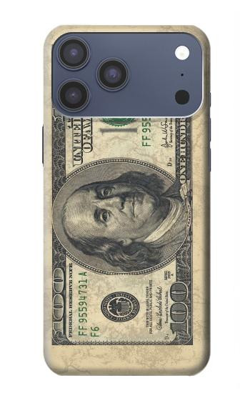 S0702 Dollars d'argent Etui Coque Housse pour iPhone 17 Pro Max, 18 Pro Max