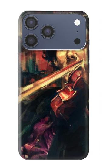 S0723 Peinture Art violon Etui Coque Housse pour iPhone 17 Pro Max