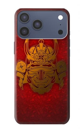S0820 Casque Masque Samurai Etui Coque Housse pour iPhone 17 Pro Max, 18 Pro Max