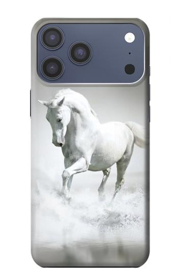 S0932 Cheval Blanc Etui Coque Housse pour iPhone 17 Pro Max, 18 Pro Max