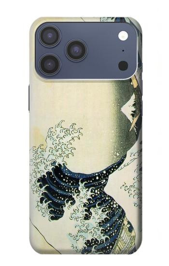 S1040 Hokusai La grande vague de Kanagawa Etui Coque Housse pour iPhone 17 Pro Max, 18 Pro Max
