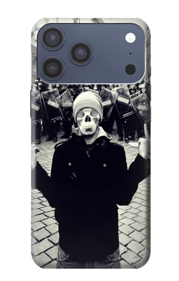 S1108 Masque crâne Etui Coque Housse pour iPhone 17 Pro Max, 18 Pro Max
