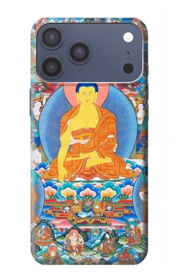 S1256 Peinture Bouddha Etui Coque Housse pour iPhone 17 Pro Max, 18 Pro Max