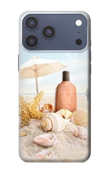 S1425 Seashells sur la plage Etui Coque Housse pour iPhone 17 Pro Max