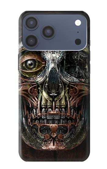 S1685 Crâne Steampunk Etui Coque Housse pour iPhone 17 Pro Max