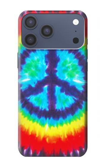 S1870 Tie Dye Paix Etui Coque Housse pour iPhone 17 Pro Max