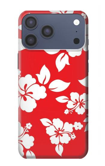 S1949 Motif Hibiscus hawaïenne Etui Coque Housse pour iPhone 17 Pro Max, 18 Pro Max