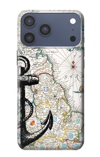 S1962 Graphique nautique Etui Coque Housse pour iPhone 17 Pro Max, 18 Pro Max