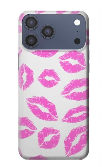 S2214 Bisous Lèvres roses Etui Coque Housse pour iPhone 17 Pro Max