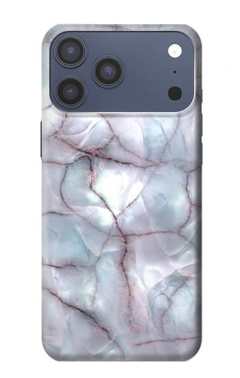 S2316 Bleu foncé Marbre Texture graphique Imprimer Etui Coque Housse pour iPhone 17 Pro Max