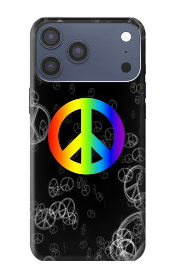 S2356 Signe de paix Etui Coque Housse pour iPhone 17 Pro Max