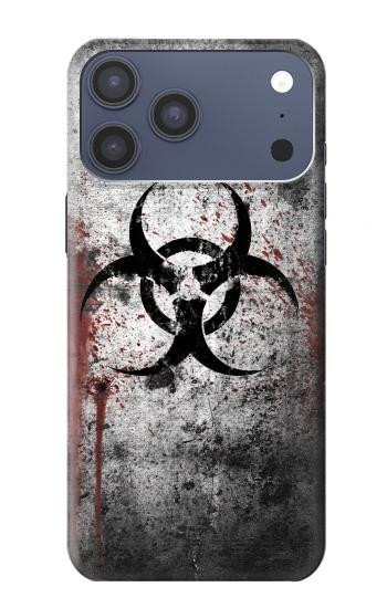 S2440 Risque biologique biorisques Etui Coque Housse pour iPhone 17 Pro Max, 18 Pro Max