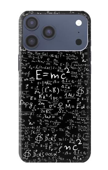 S2574 Mathématiques Physique Noirboard équation Etui Coque Housse pour iPhone 17 Pro Max