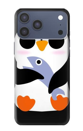 S2631 Mignon Bébé Pingouin Etui Coque Housse pour iPhone 17 Pro Max