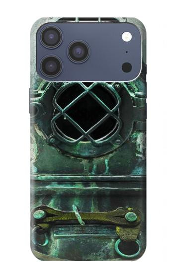 S2632 Antique Mer Profonde Millésime Casque de plongée Etui Coque Housse pour iPhone 17 Pro Max