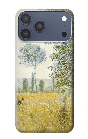S2682 Claude Monet Champs Au printemps Etui Coque Housse pour iPhone 17 Pro Max
