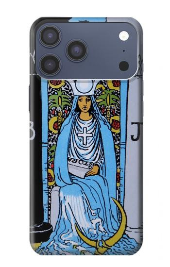 S2764 Papesse carte de tarot Etui Coque Housse pour iPhone 17 Pro Max, 18 Pro Max
