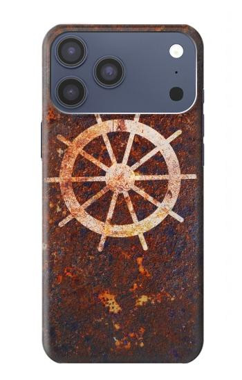 S2766 Roue de bateau Rusty Texture Etui Coque Housse pour iPhone 17 Pro Max