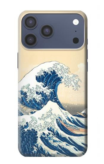 S2790 Hokusai Sous la vague au large de Kanagawa Etui Coque Housse pour iPhone 17 Pro Max, 18 Pro Max