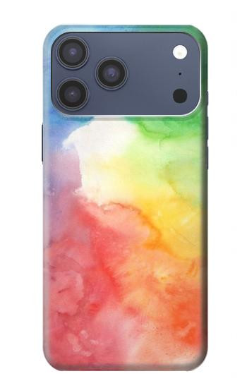 S2945 Aquarelle colorée Etui Coque Housse pour iPhone 17 Pro Max