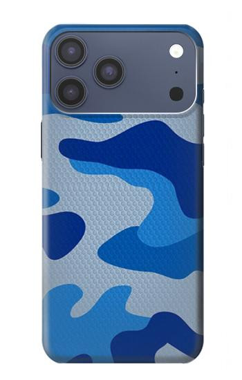 S2958 Armée Bleu Camo Camouflage Etui Coque Housse pour iPhone 17 Pro Max