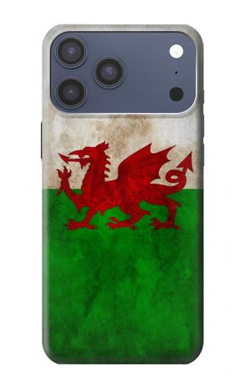 S2976 Pays de Galles Football Football Drapeau Etui Coque Housse pour iPhone 17 Pro Max