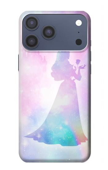 S2992 Princesse Pastel Silhouette Etui Coque Housse pour iPhone 17 Pro Max, 18 Pro Max